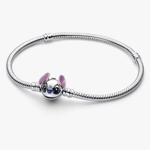 Authentic Pandora Disney Stitch Snake Bracelet 7.5”